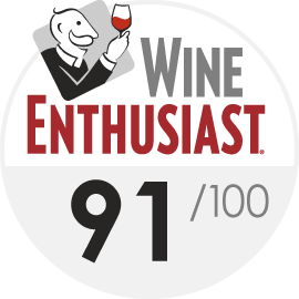 2020 Wine Enthusiast 91/100